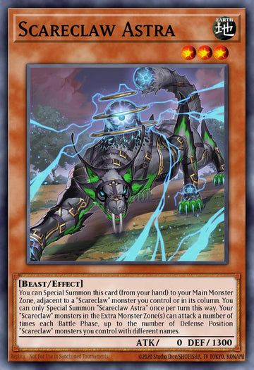 EN065 - MP23-EN065 - Scareclaw Astra - Common - Effect Monster - 25th Anniversary Duelist Heroes Tin