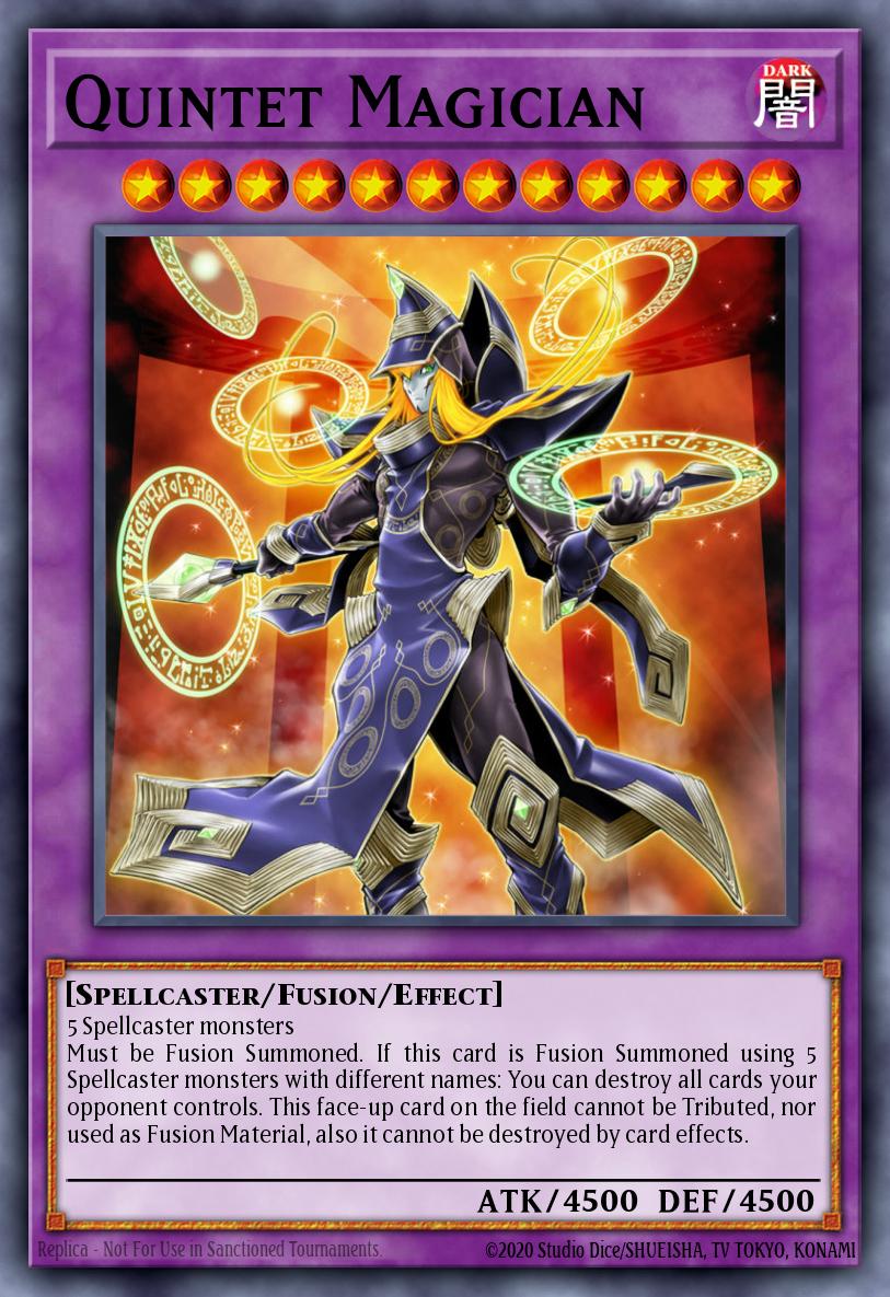EN040 - DUPO-EN040 - Quintet Magician - Ultra Rare - Effect Fusion Monster - 1st-Edition - Duel Power