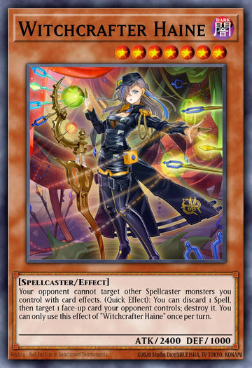 EN018 - INCH-EN018 - Witchcrafter Haine - Super Rare - Effect Monster - 1st-Edition - The Infinity Chasers