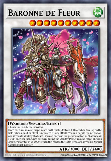 RA01-EN034 - RA01-EN034 - Baronne de Fleur - Platinum Secret Rare - Effect Synchro Monster - Rarity Collection