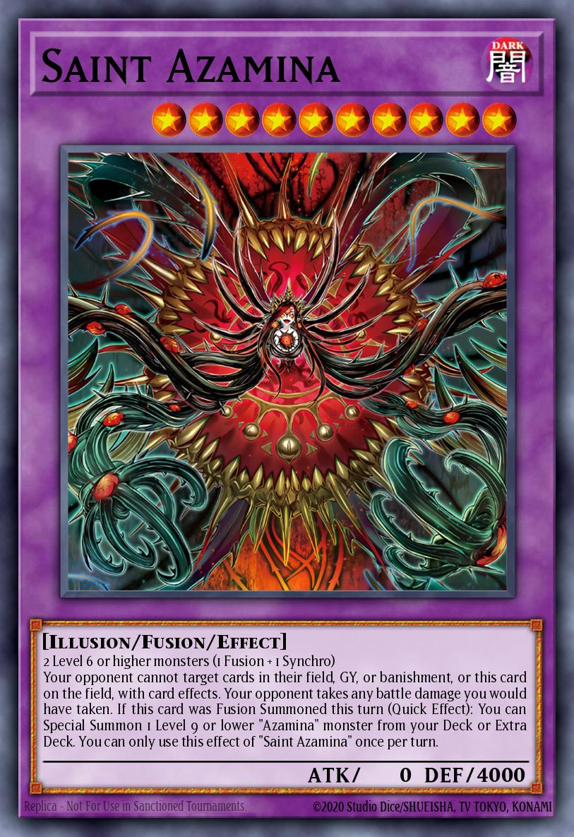 SUDA-EN036 - SUDA-EN036 - Saint Azamina - Secret Rare - Effect Fusion Monster - Supreme Darkness