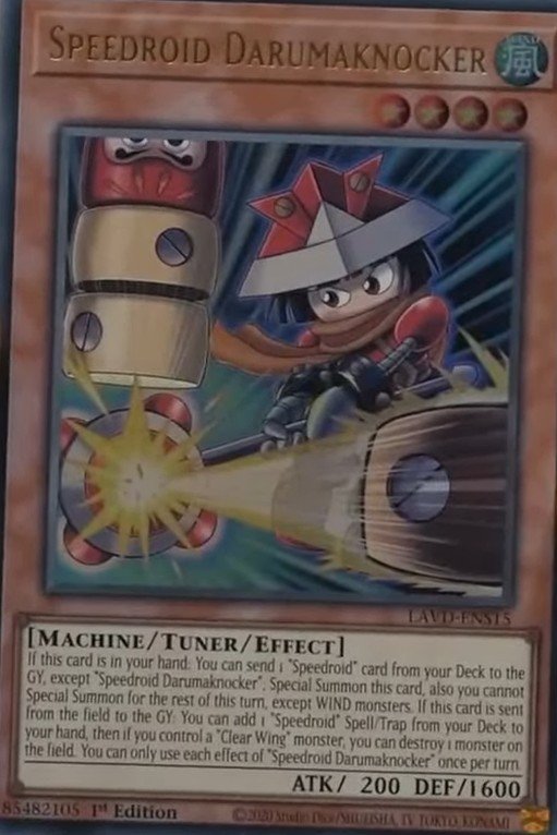 LAVD-ENS15 - Speedroid Darumaknocker - Ultra Rare - Legendary Arc-V Decks