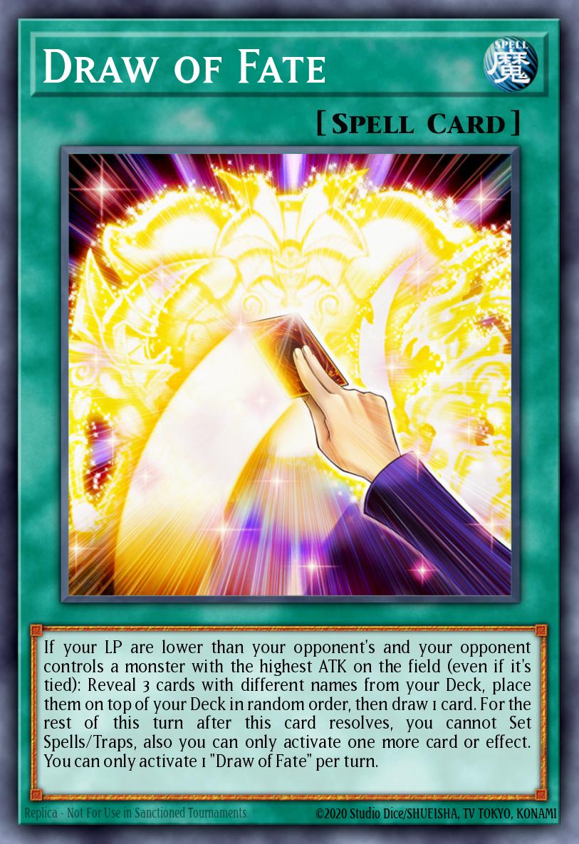 EN003 - DUPO-EN003 - Draw of Fate - Ultra Rare - Normal Spell - 1st-Edition - Duel Power
