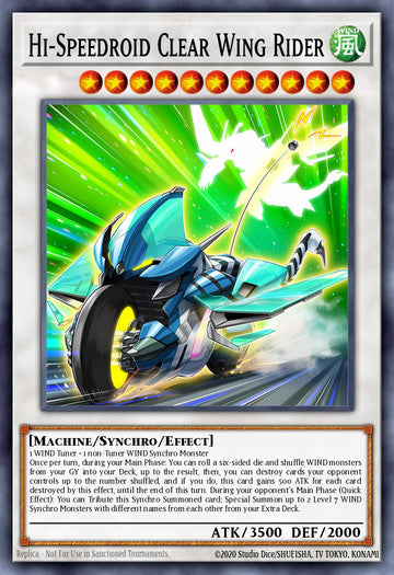 LAVD-ENS33 - Hi-Speedroid Clear Wing Rider - Common - Legendary Arc-V Decks