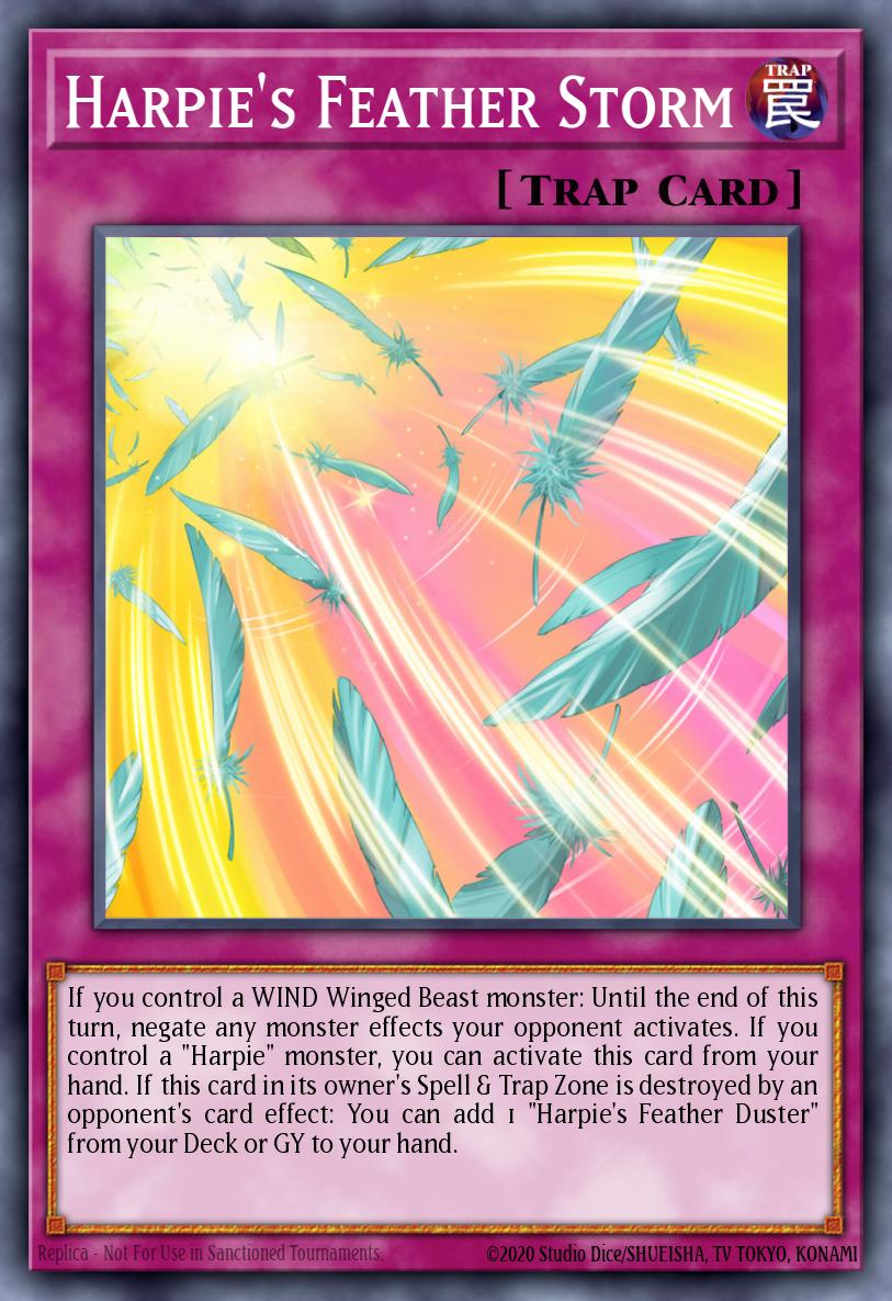 RA01-EN073 - RA01-EN073 - Harpie's Feather Storm - Ultimate Rare - Normal Trap - Rarity Collection
