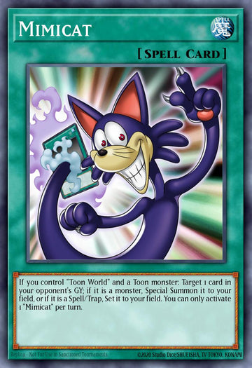 EN078 - DLCS-EN078 - Mimicat - Purple Ultra Rare - Normal Spell - Dragons of Legend The Complete Series