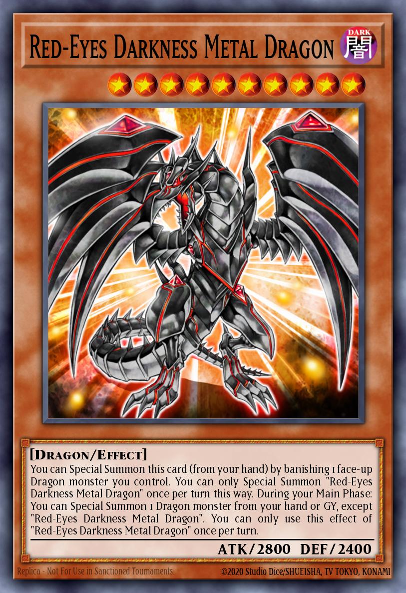 EN004 - LDS1-EN004 - Red-Eyes Darkness Metal Dragon (alternate art) - Common - Effect Monster - Legendary Duelists Season 1