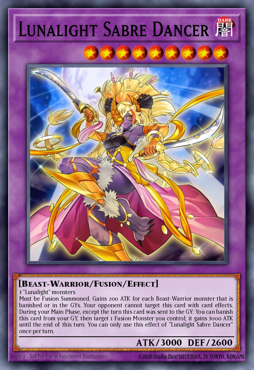 LAVD-ENL33 - Lunalight Sabre Dancer - Ultra Rare - Legendary Arc-V Decks