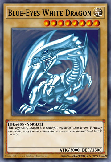 EN004 - STP1-DE004 - Blue-Eyes White Dragon - Ultra Rare - Normal Monster - Speed Duel Tournament Pack: 1
