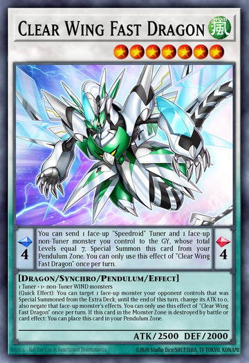 LAVD-ENS29 - Clear Wing Fast Dragon - Common - Legendary Arc-V Decks