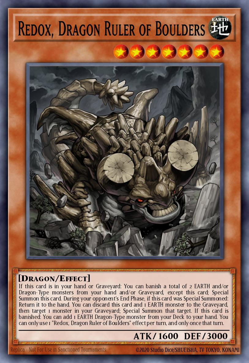 EN008 - Redox, Dragon Ruler of Boulders RA03-EN008 - Ultimate Rare -