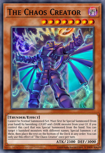 EN006 - TOCH-EN006 - The Chaos Creator - Collectors Rare - Effect Monster - Toon Chaos Unlimited edition