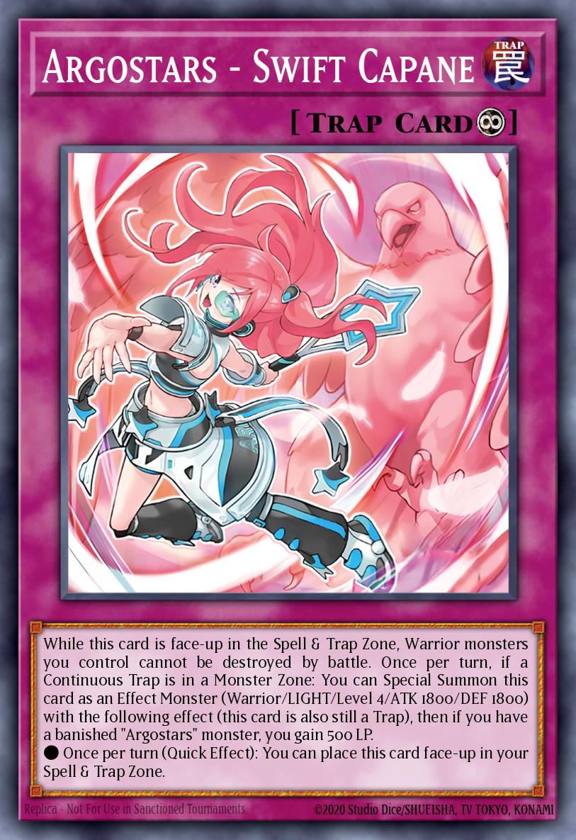 EN072 - SUDA-EN072 - Argostars - Swift Capane - Super Rare - Continuous Trap - Supreme Darkness
