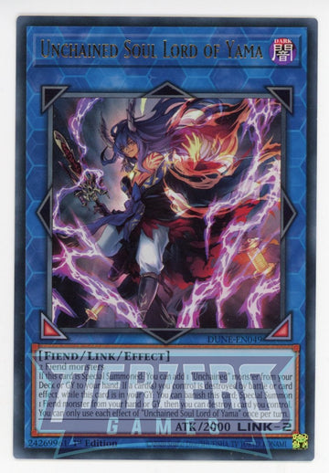 DUNE-EN049 - Unchained Soul Lord of Yama - Ultra Rare - Duelist Nexus
