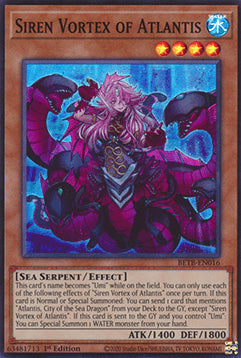 Siren Vortex of Atlantis (V.1 - Super Rare)