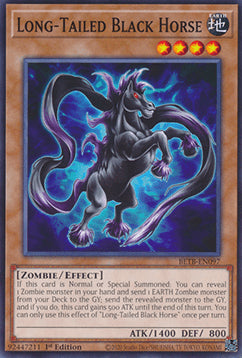 Long-Tailed Black Horse