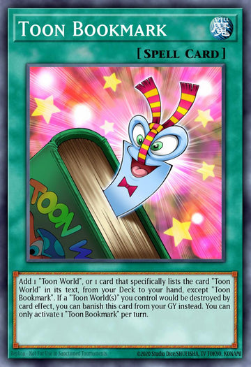 EN003 - toch-it003 - Toon Bookmark - Collectors Rare - Normal Spell - Toon Chaos 1st edition
