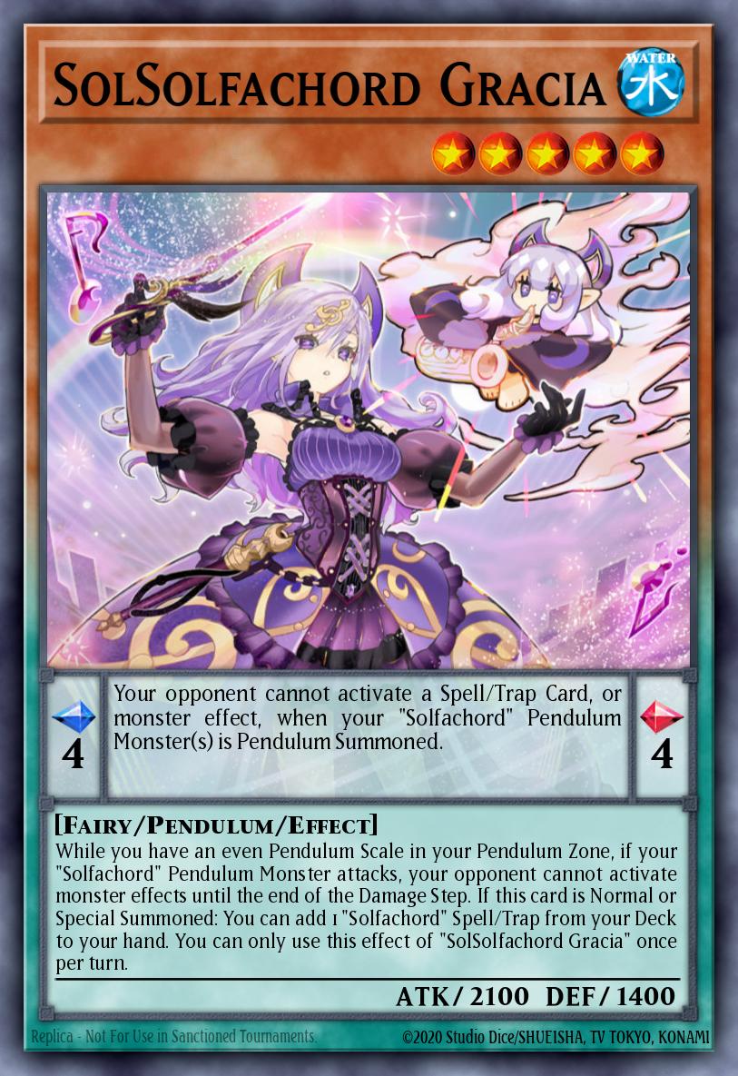 EN018 - ANGU-EN018 - SolSolfachord Gracia - Collectors Rare - Effect Pendulum Monster - Ancient Guardians