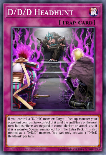 EN043 - MP23-EN043 - D/D/D Headhunt - Rare - Normal Trap - 25th Anniversary Duelist Heroes Tin