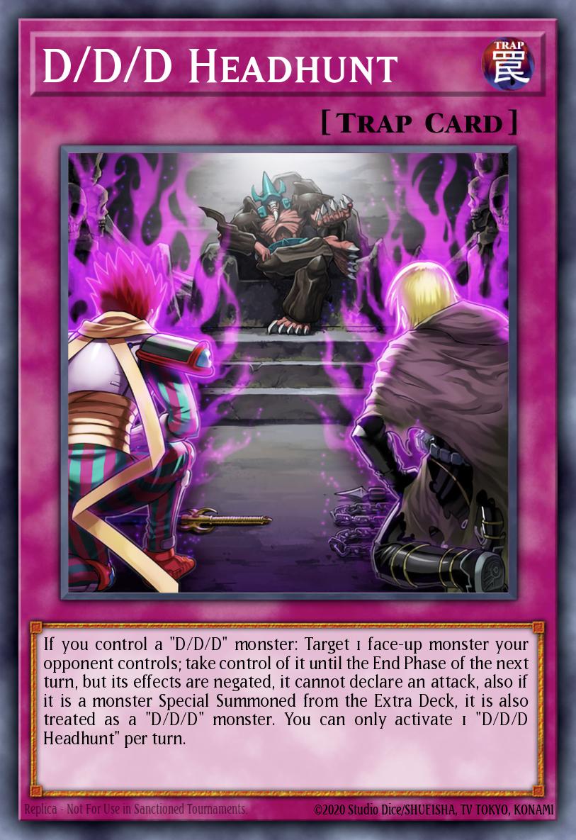 EN043 - MP23-EN043 - D/D/D Headhunt - Rare - Normal Trap - 25th Anniversary Duelist Heroes Tin