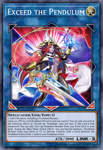 LAVD-ENO36 - Exceed the Pendulum - Ultra Rare - Legendary Arc-V Decks