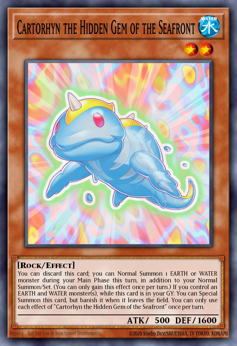 EN132 - MP23-EN132 - Cartorhyn the Hidden Gem of the Seafront - Rare - Effect Monster - 25th Anniversary Duelist Heroes Tin