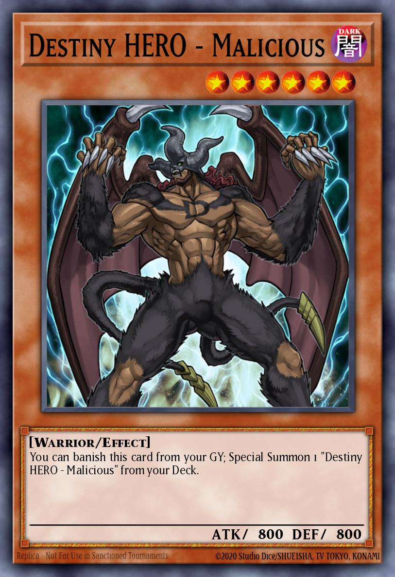 EN001 - Destiny Hero Malicious RA03-EN001 - Ultimate Rare -