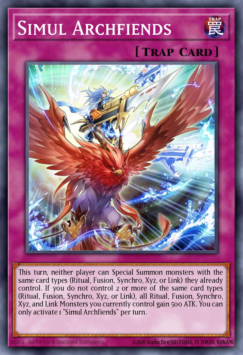 EN213 - MP23-EN213 - Simul Archfiends - Common - Normal Trap - 25th Anniversary Duelist Heroes Tin