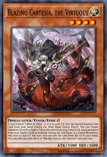 EN011 - DABL-EN011 - Blazing Cartesia, the Virtuous - Starlight Rare - Effect Tuner monster - Darkwing Blast