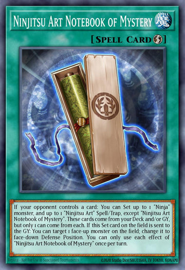 EN201 - MP23-EN201 - Ninjitsu Art Notebook of Mystery - Common - Quick-Play Spell - 25th Anniversary Duelist Heroes Tin
