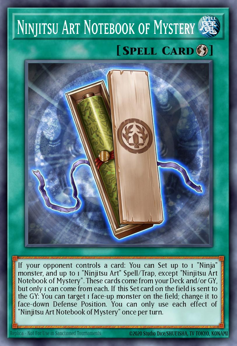 EN201 - MP23-EN201 - Ninjitsu Art Notebook of Mystery - Common - Quick-Play Spell - 25th Anniversary Duelist Heroes Tin