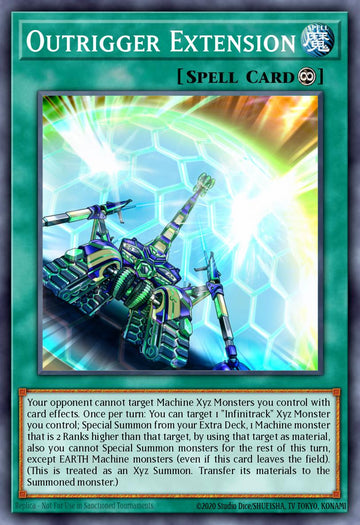 EN012 - INCH-EN012 - Outrigger Extension - Super Rare - Continuous Spell - 1st-Edition - The Infinity Chasers
