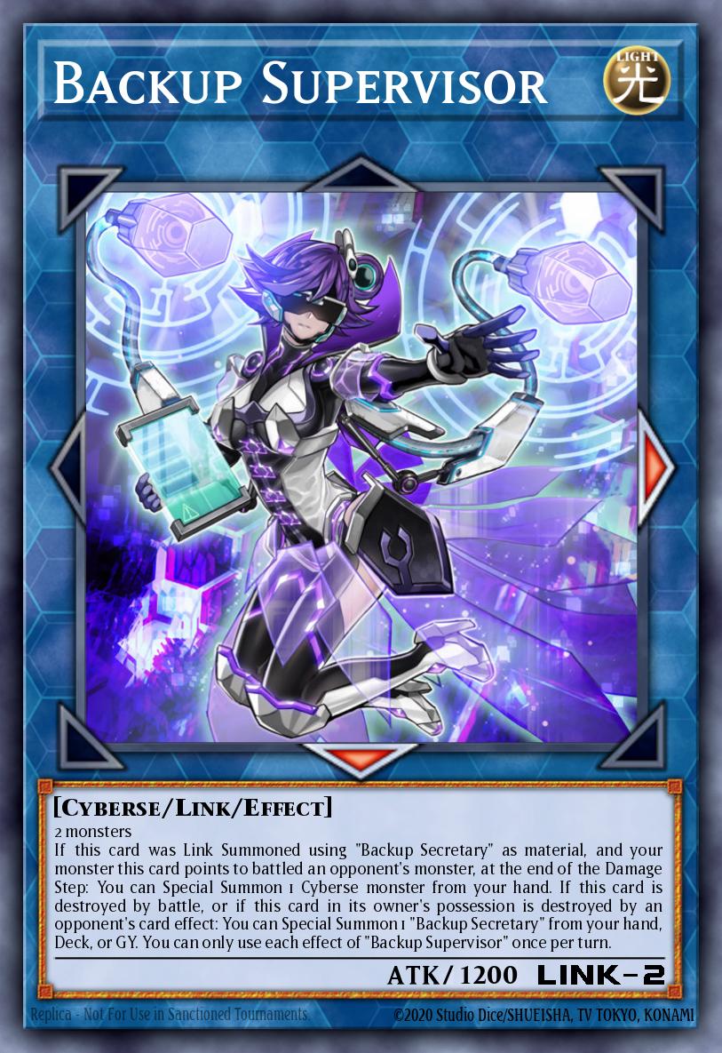 EN015 - DUPO-EN015 - Backup Supervisor - Ultra Rare - Effect Link Monster - 1st-Edition - Duel Power