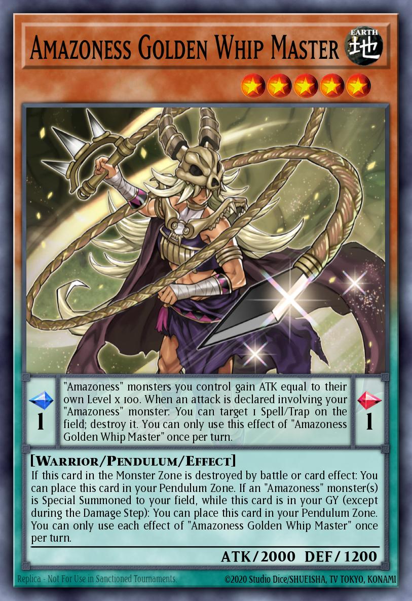 EN219 - MP23-EN219 - Amazoness Golden Whip Master - Common - Effect Pendulum Monster - 25th Anniversary Duelist Heroes Tin