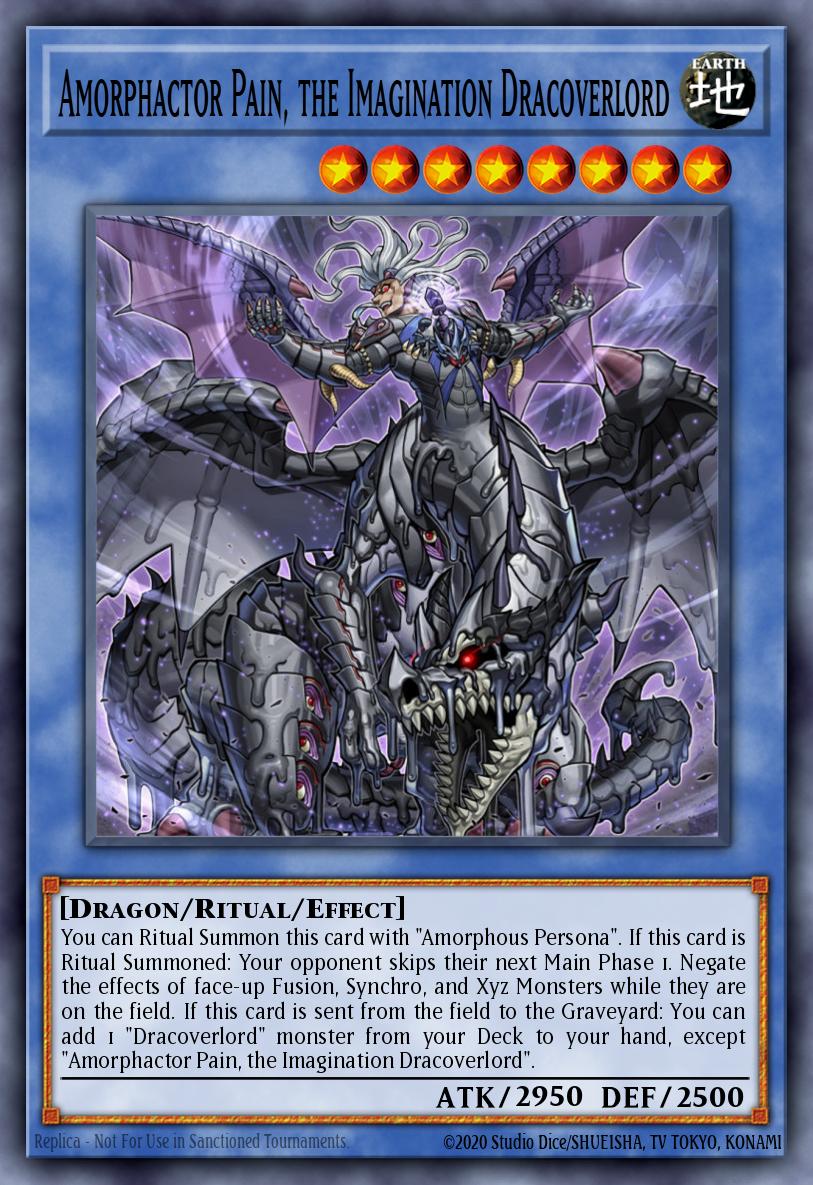 EN278 - MP23-EN278 - Amorphactor Pain, the Imagination Dracoverlord - Common - Effect Ritual Monster - 25th Anniversary Duelist Heroes Tin