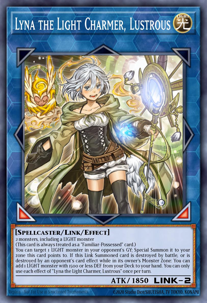 LIOV-EN049 - LIOV-EN049 - Lyna the Light Charmer, Lustrous - Starlight Rare - Effect Link Monster - Lightning Overdrive