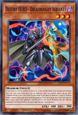 BETB-EN023 - Destiny HERO - Dreadnought Servant - Common - Beyond the Brave