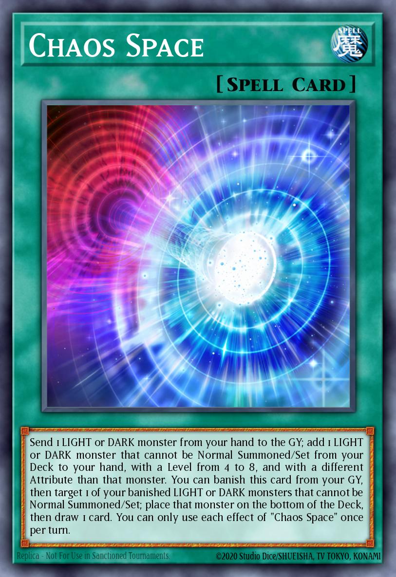 RA01-EN065 - RA01-EN065 - Chaos Space - Quarter Century Secret Rare - Normal Spell - Rarity Collection