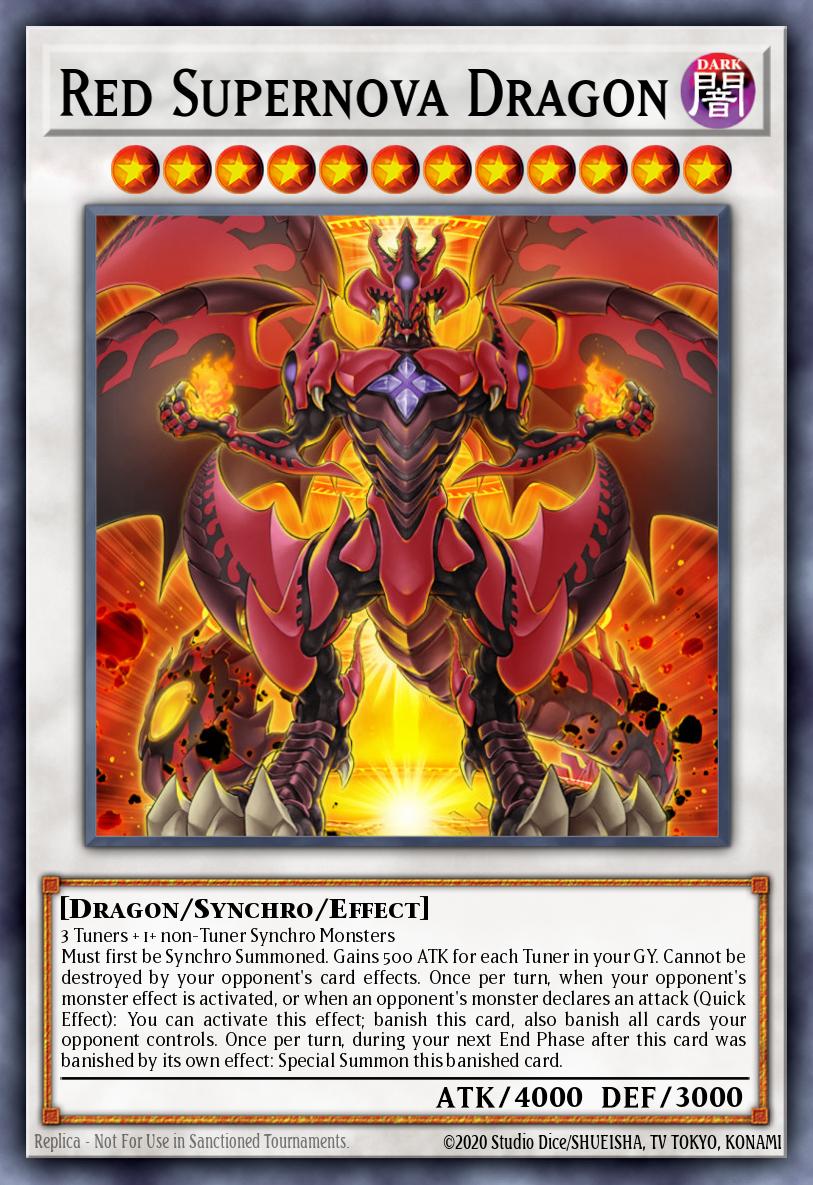 EN045 - GFTP-EN045 - Red Supernova Dragon - Ultra Rare - Effect Synchro Monster - Ghosts From the Past