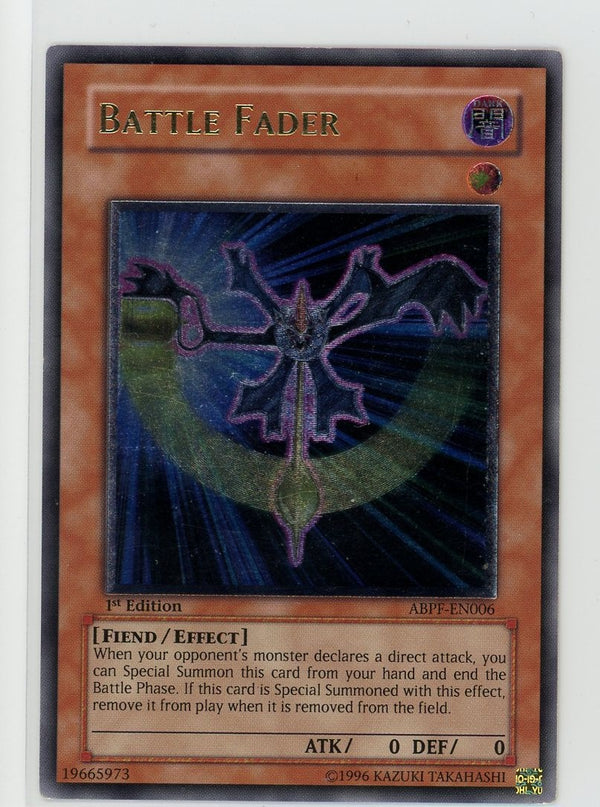 ABPF-EN006 - Battle Fader - Ultimate Rare - Effect Monster - 1st Edition - Absolute Powerforce - VLP