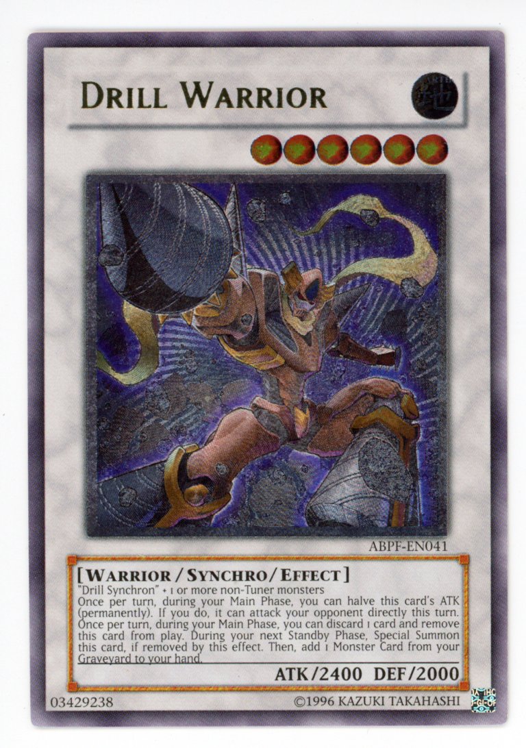 ABPF-EN041 - Drill Warrior - Ultimate Rare - Absolute Powerforce NM