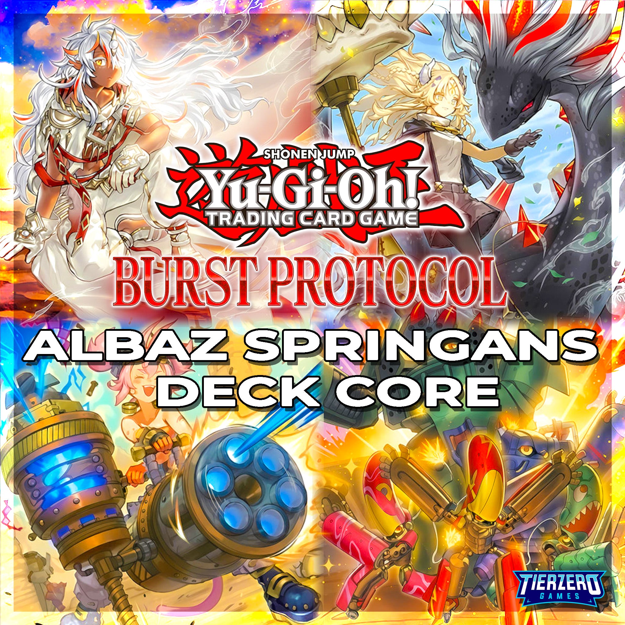 Yugioh Albaz Springans Deck Core 12 Cards - Burst Protocol - BPRO
