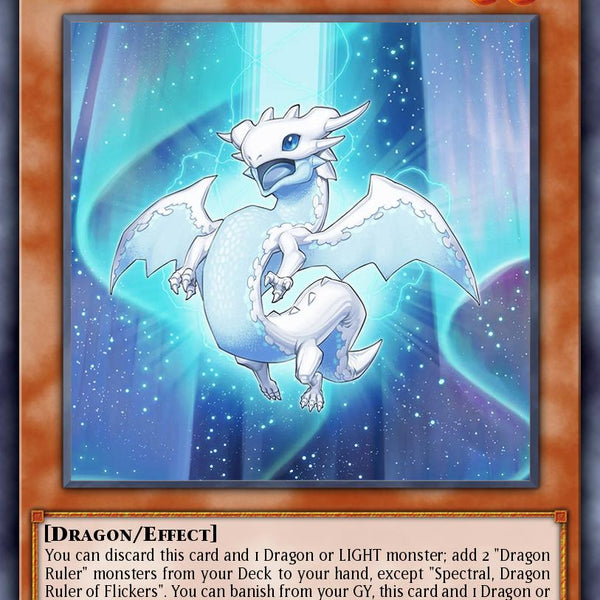 ALIN-EN018 - Spectral, Dragon Ruler of Flickers - Ultra Rare - - Allia ALIN-EN018 - Spectral, Dragon Ruler of Flickers - Ultra Rare - - Allia