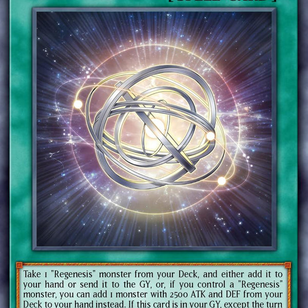 regenesis deck yugioh ALIN-EN059 - Regenesis - Quarter Century Secret Rare
