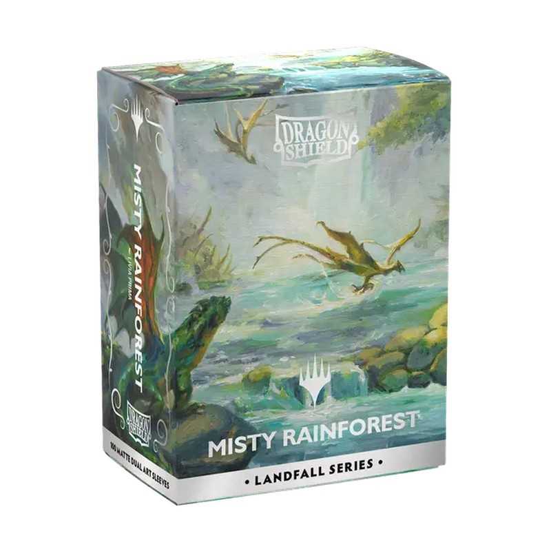 Dragon Shield Landfall Series - Misty Rainforest - Matte Standard Sleeves