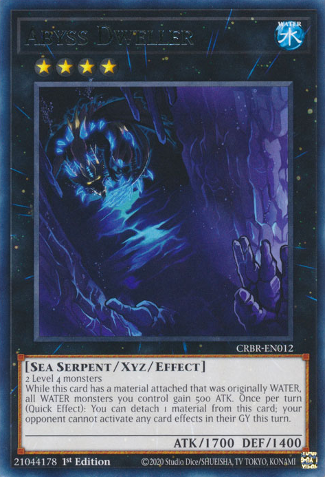 CRBR-EN012 - Abyss Dweller - Rare - Effect Xyz Monster - Crossover Breakers