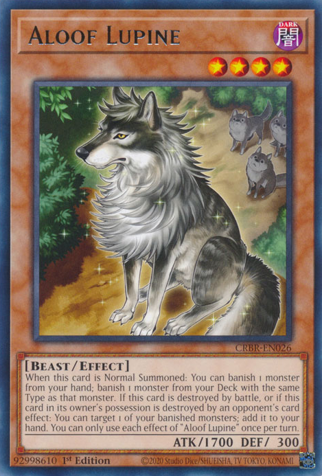 CRBR-EN026 - Aloof Lupine - Rare - Effect Monster - Crossover Breakers