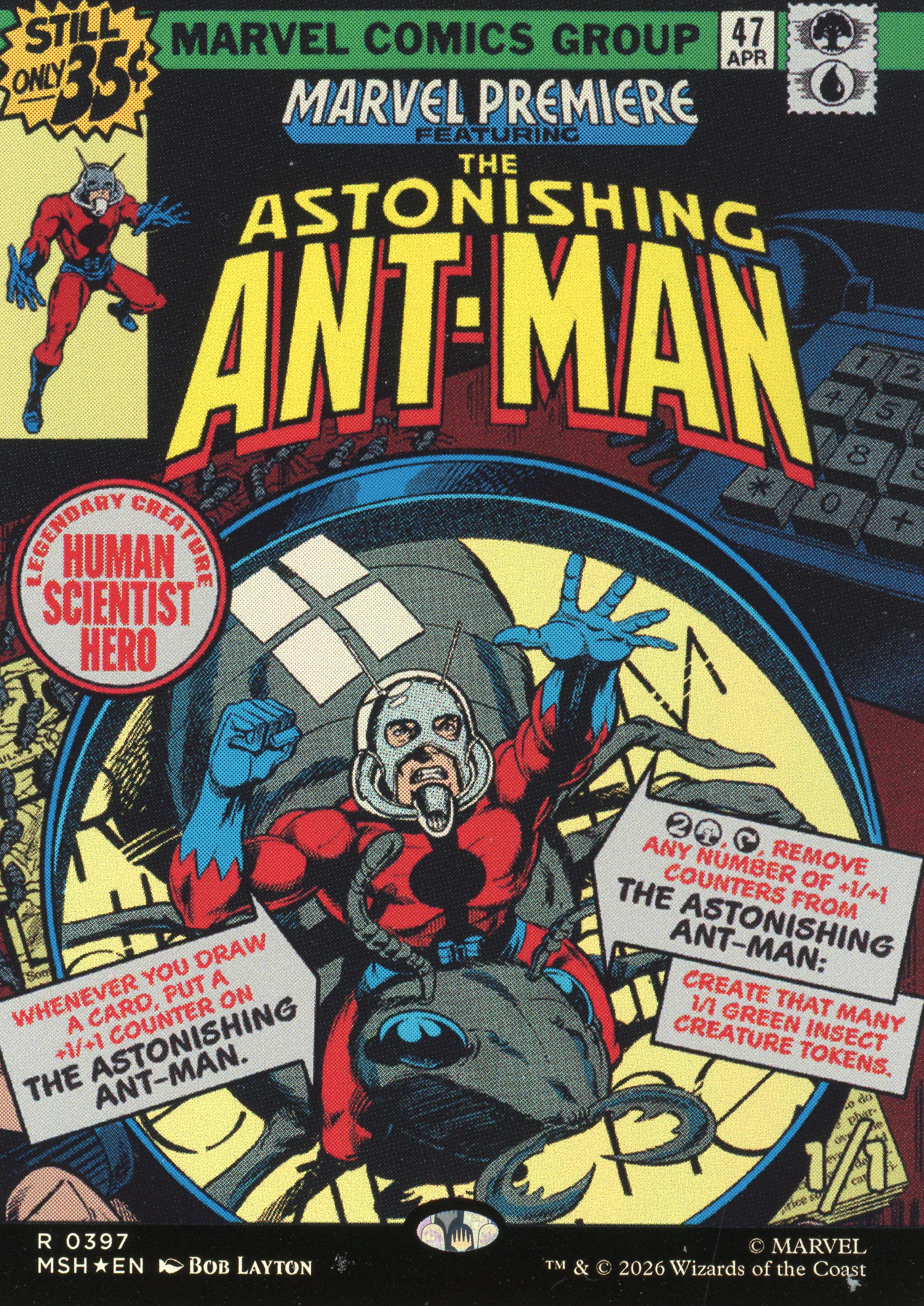 The Astonishing Ant-Man - Rare - Marvel Super Heroes - MSH-0397 (Foil)