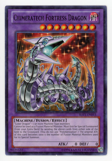 BATT-EN015 - Chimeratech Fortress Dragon (Starfoil) - Starfoil Rare - Battle Pack Tournament Prize Cards - NM