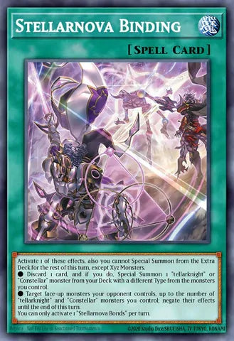 BLGG-EN020 - Stellarnova Binding - Secret Rare - Battles of Legend: Glorious Gallery